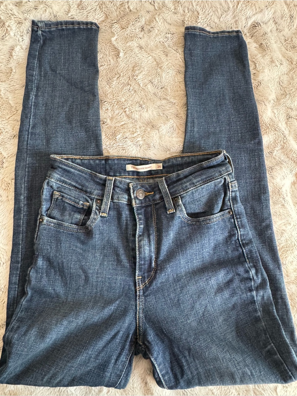 Levi’s 721 High Rise Skinny Jeans